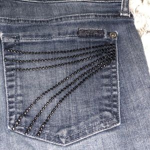 7 For All Mankind dojo STUDDED POCKETS